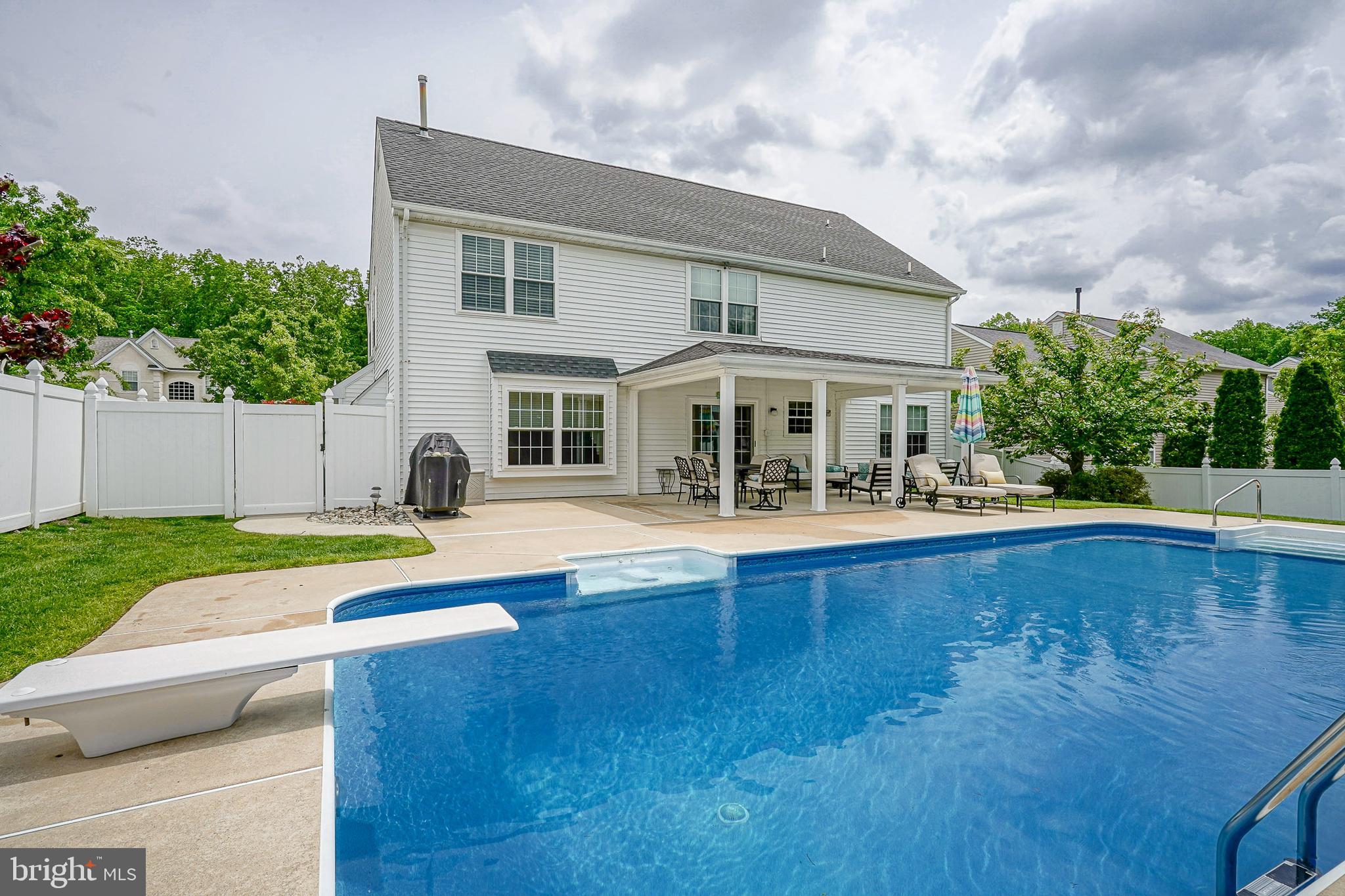 14 Filly Way Sewell, NJ 08080 - Photo 44 of 44 a view of house with swimming pool and a yard