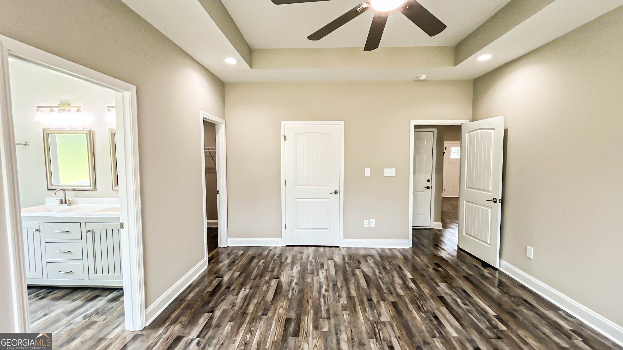 2011 Griffin Road Macon, GA 31216 - Photo 34 of 64 a view of a hallway with wooden floor and closet