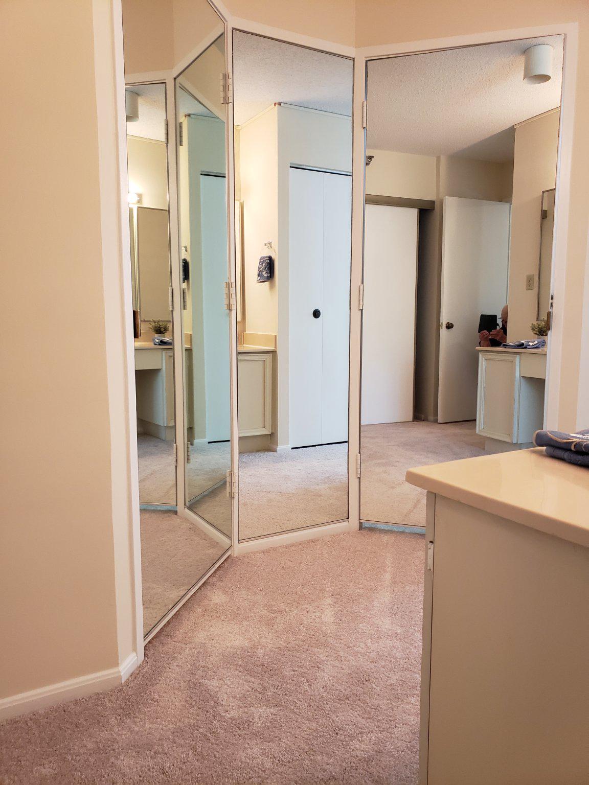 15100 Interlachen Drive, Unit 4520 Silver Spring, MD 20906 - Photo 21 of 39 Spacious mirrored Dressing area in Primary Bedroom
