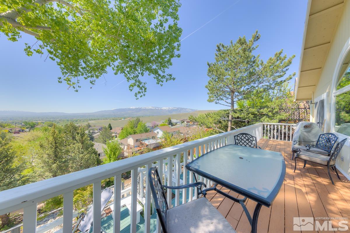 642 Talus Way Reno, NV 89503 - Photo 14 of 40 a view of a balcony with furniture
