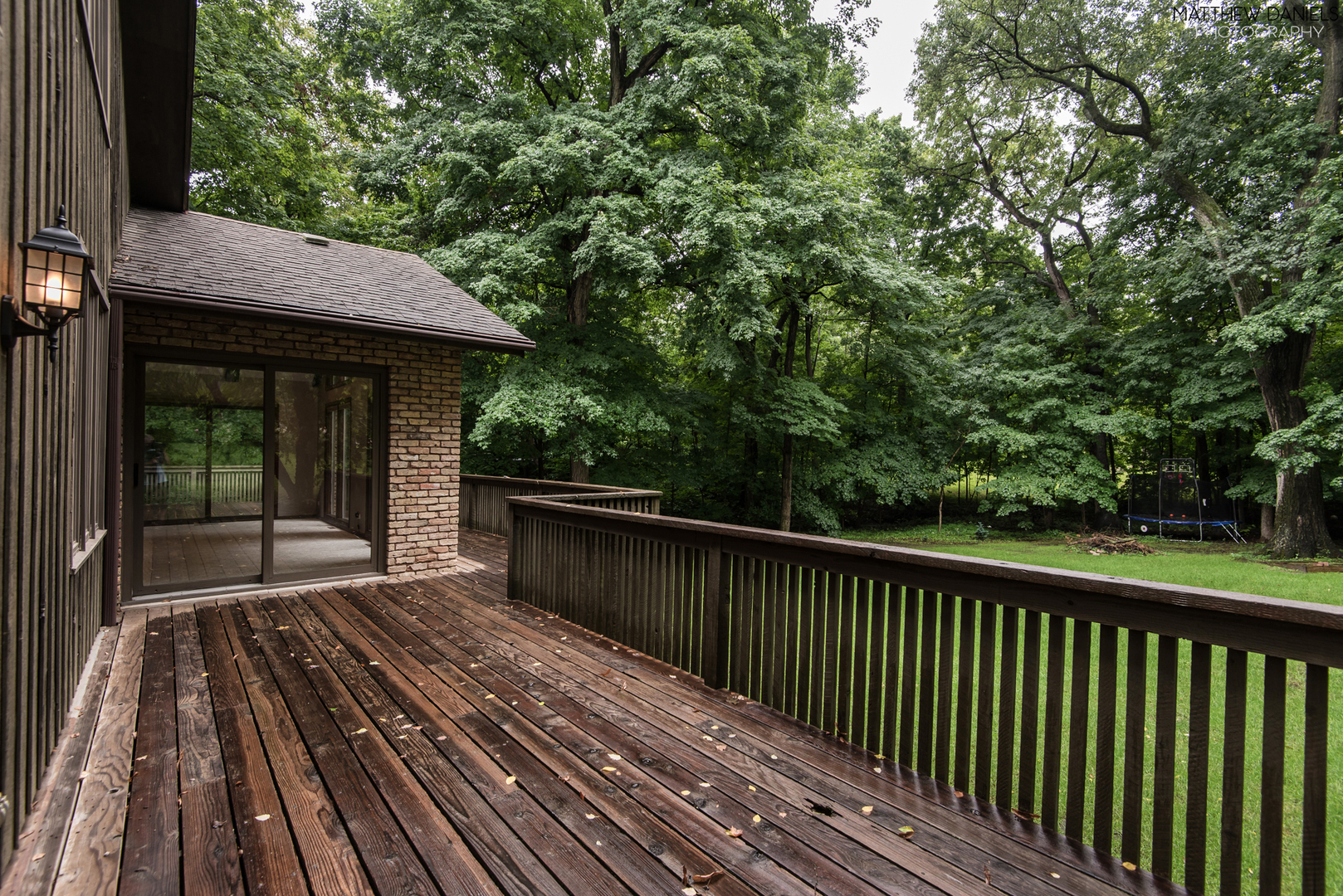 584 Aberdeen Road Frankfort, IL 60423 - Photo 52 of 60 a view of backyard with a deck and wooden floor