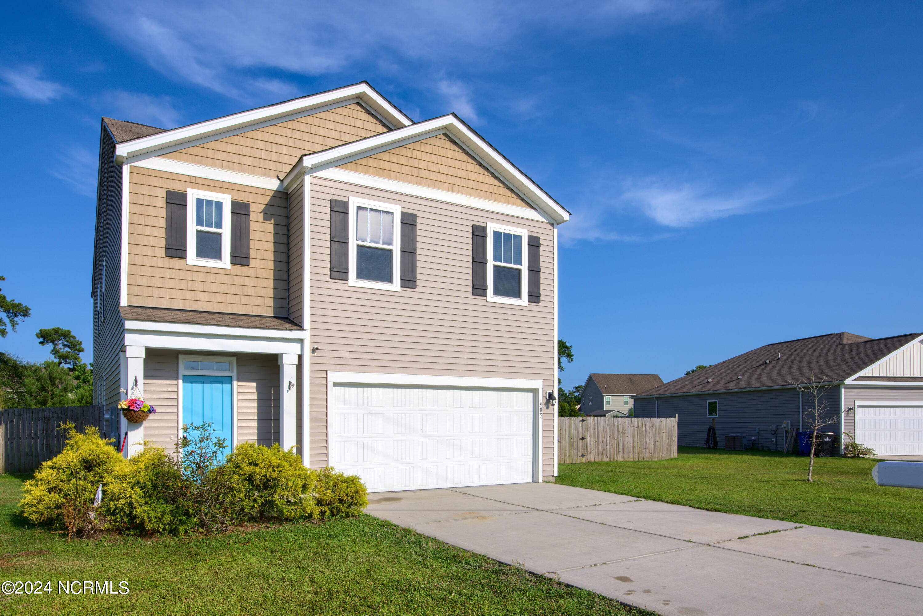 405 Saxby Way Holly Ridge, NC 28445 - Photo 2 of 54 Front Of Home - Double Garage