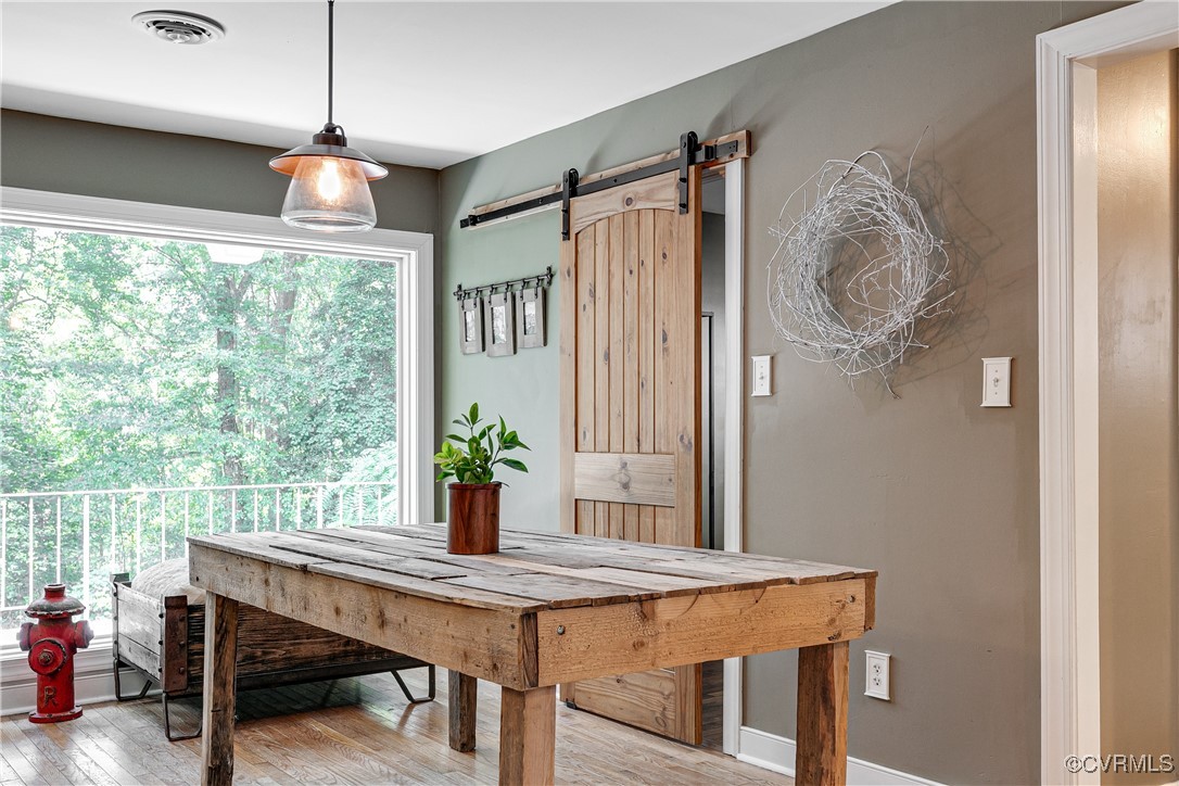 6737 Rural Point Road Mechanicsville, VA 23116 - Photo 4 of 32 Dining space featuring light hardwood / wood-style