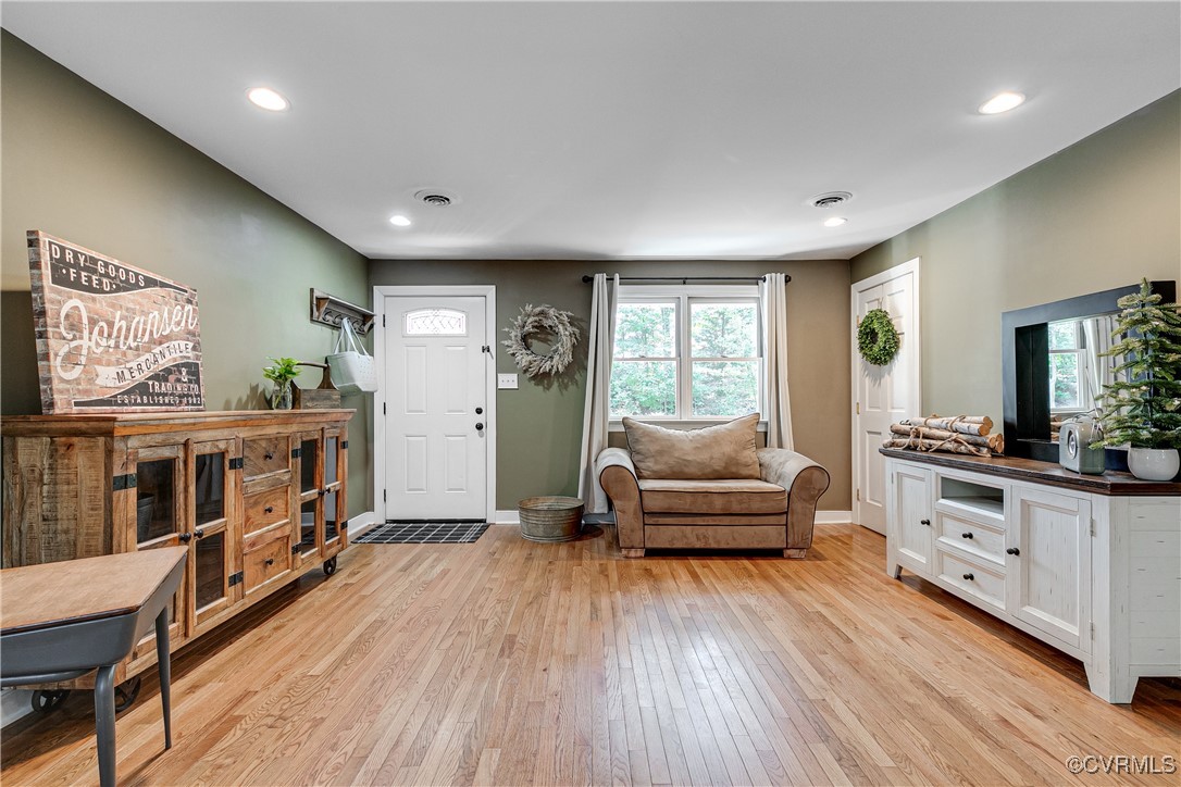 6737 Rural Point Road Mechanicsville, VA 23116 - Photo 6 of 32 Living room with light wood-type flooring