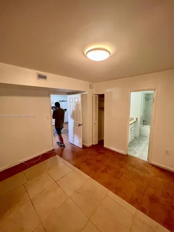 a view of empty room