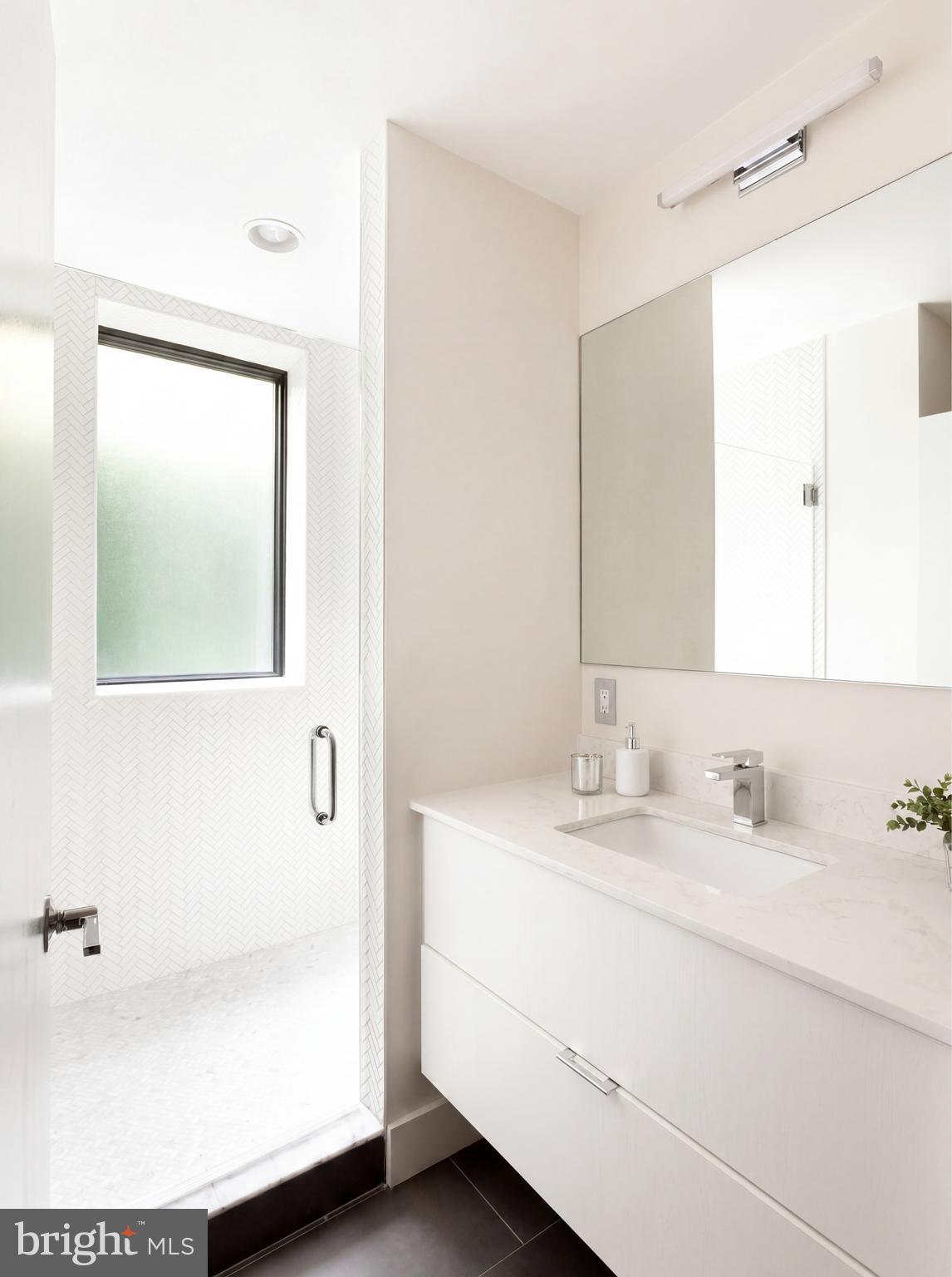 1522 Foxhall Road Northwest Washington, DC 20007 - Photo 43 of 47 a bathroom with a sink and a mirror