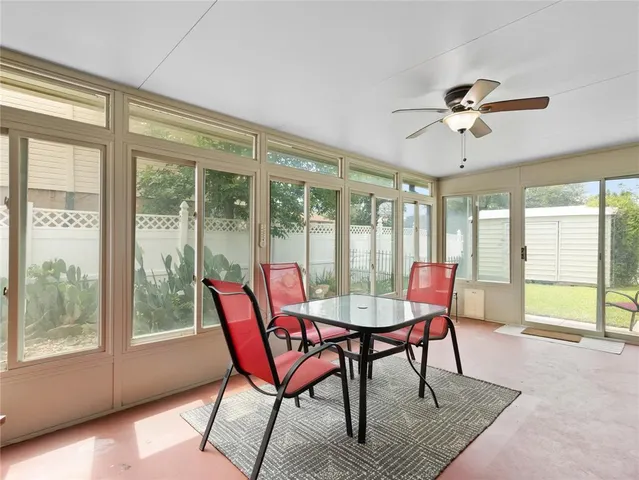 a view of a livingroom with furniture window and outside view