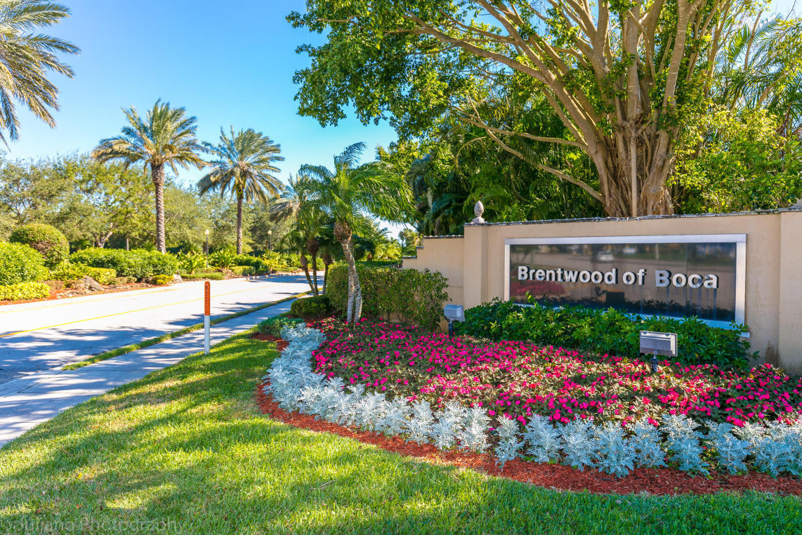 8045 Copenhagen Way Boca Raton, FL 33434 - Photo 47 of 51 Brentwood of Boca Sign
