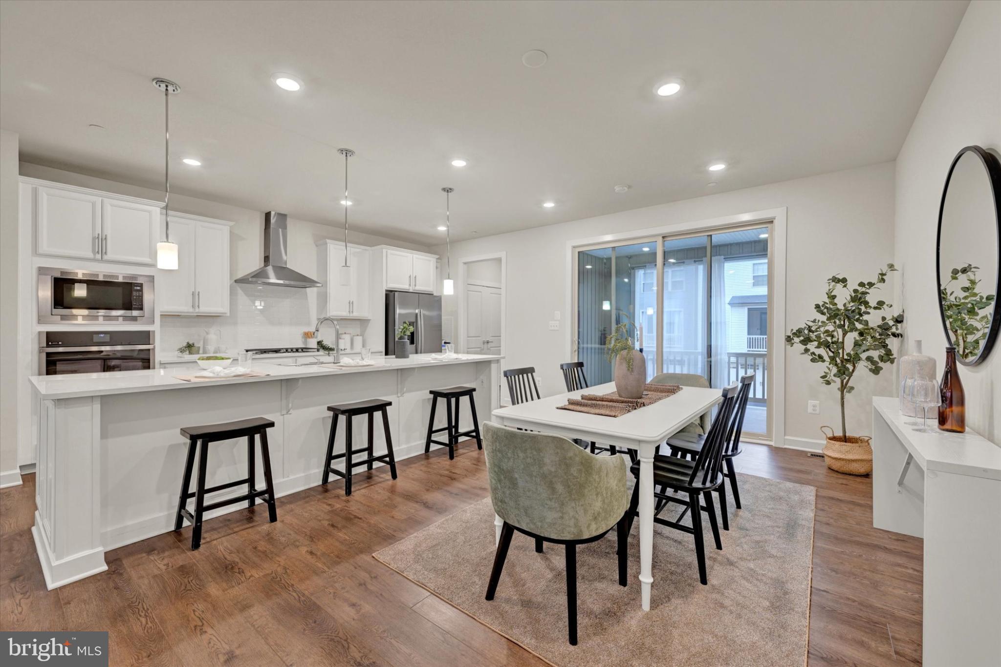 1729 Mill Branch Drive Laurel, MD 20708 - Photo 3 of 28 Modern kitchen with open dining space.
