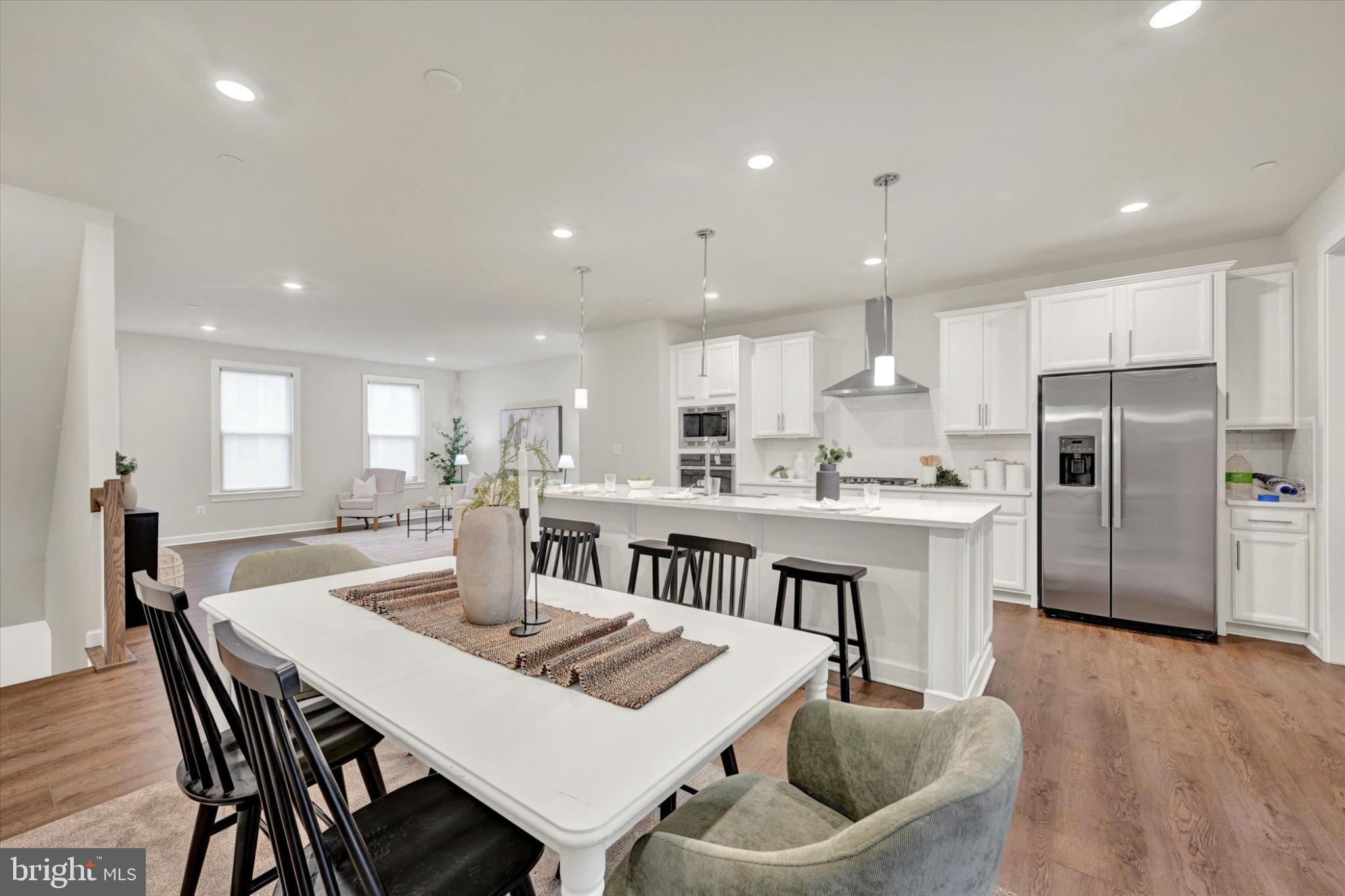 1729 Mill Branch Drive Laurel, MD 20708 - Photo 8 of 28 Modern kitchen with open dining space.