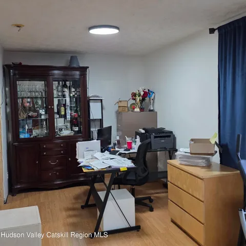 a room with furniture and window