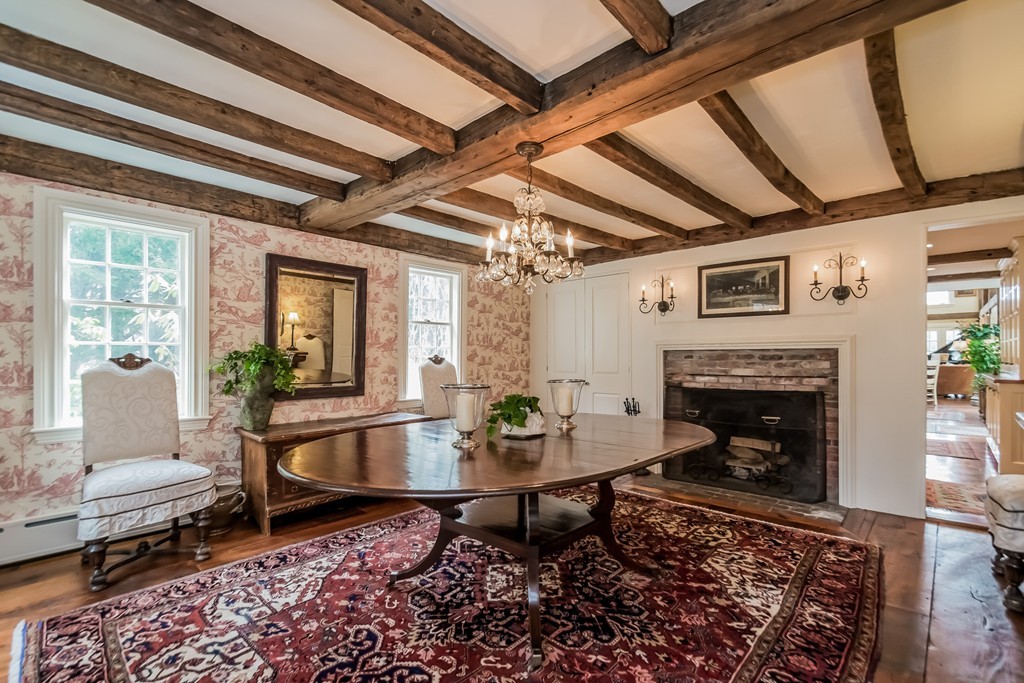 489 Bay Road Hamilton, MA 01982 - Photo 10 of 30 a living room with furniture and a fireplace