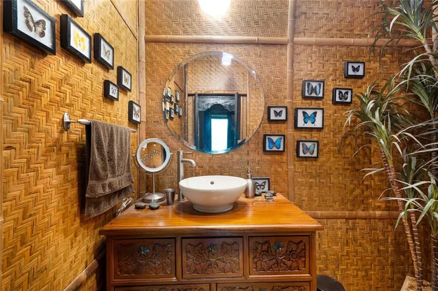a bathroom with a toilet and a sink