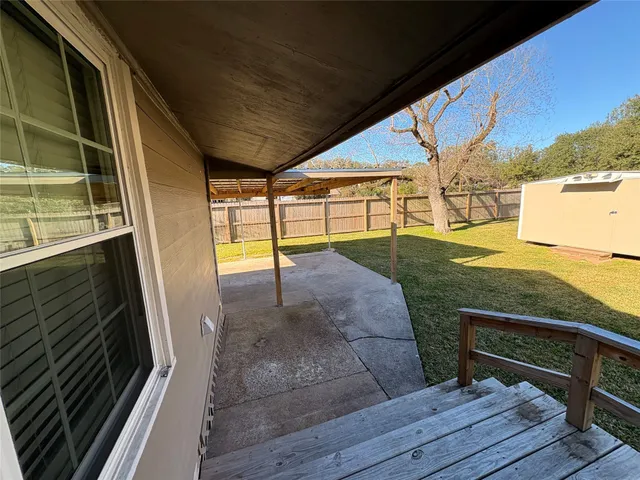 a view of outdoor space with seating area