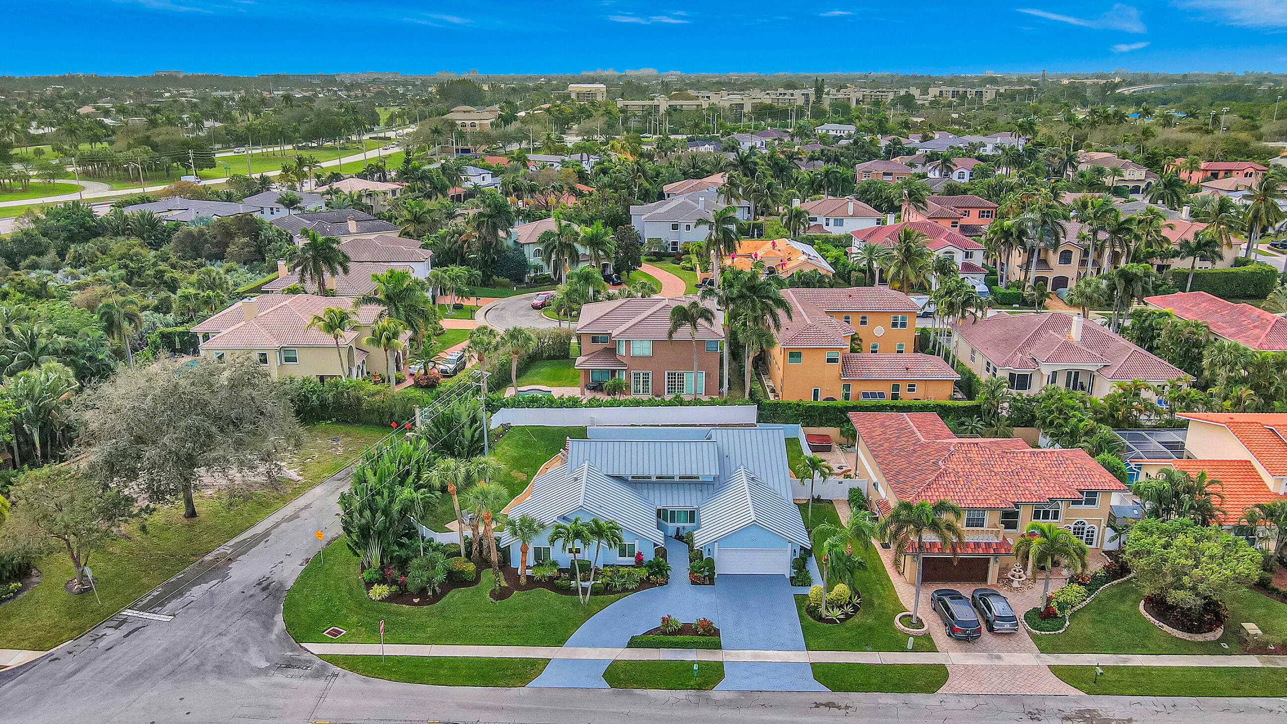 200 Southwest 15th Drive Boca Raton, FL 33432 - Photo 29 of 31 Aerial- Large Corner Lot