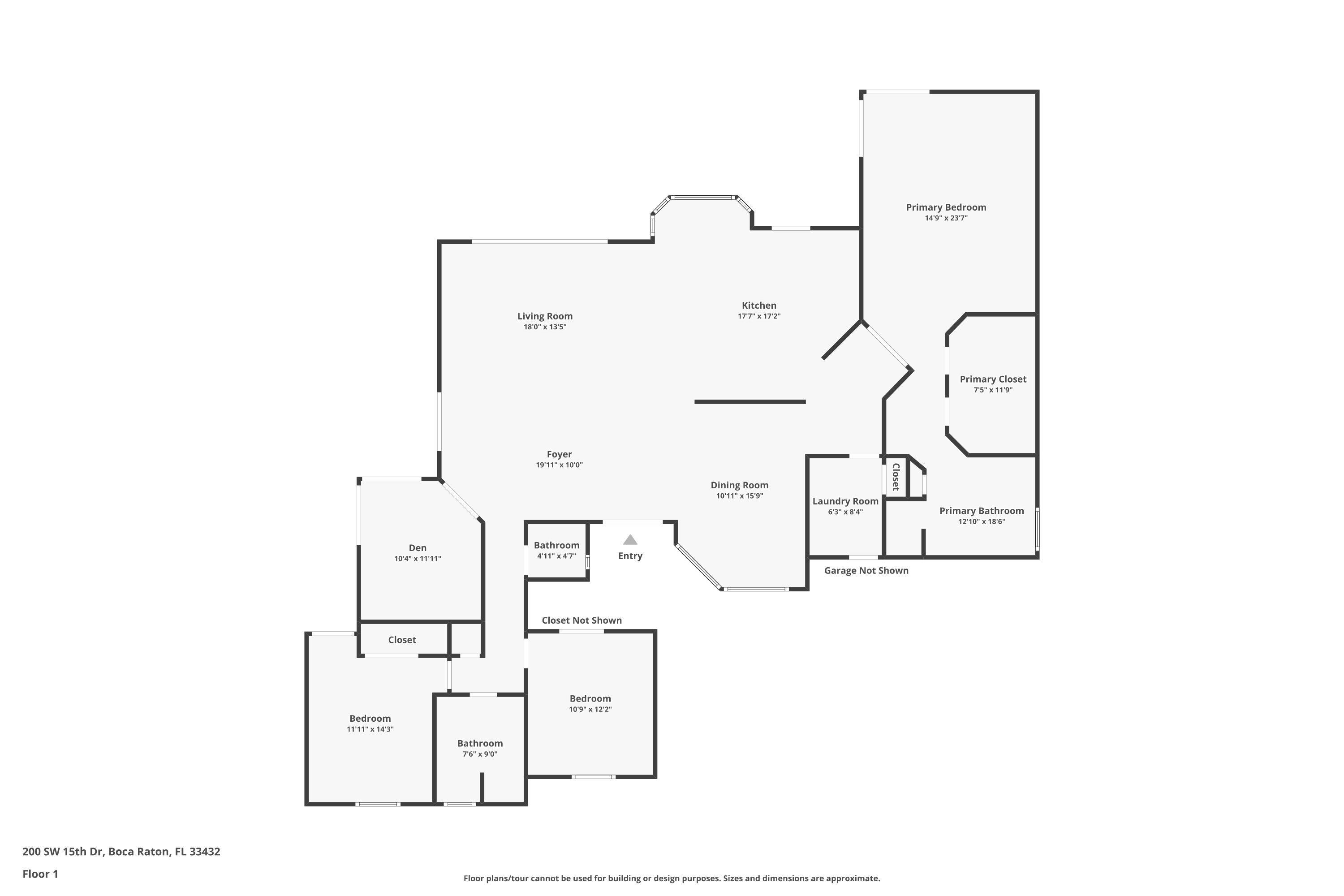 200 Southwest 15th Drive Boca Raton, FL 33432 - Photo 31 of 31 Floor plan