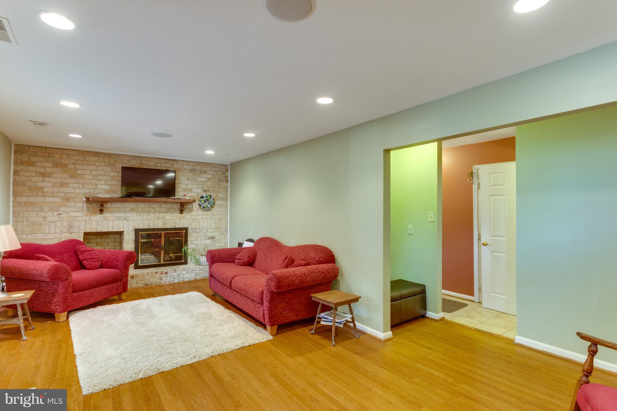 7114 Carnation Court Springfield, VA 22152 - Photo 13 of 30 Family Room with Fireplace