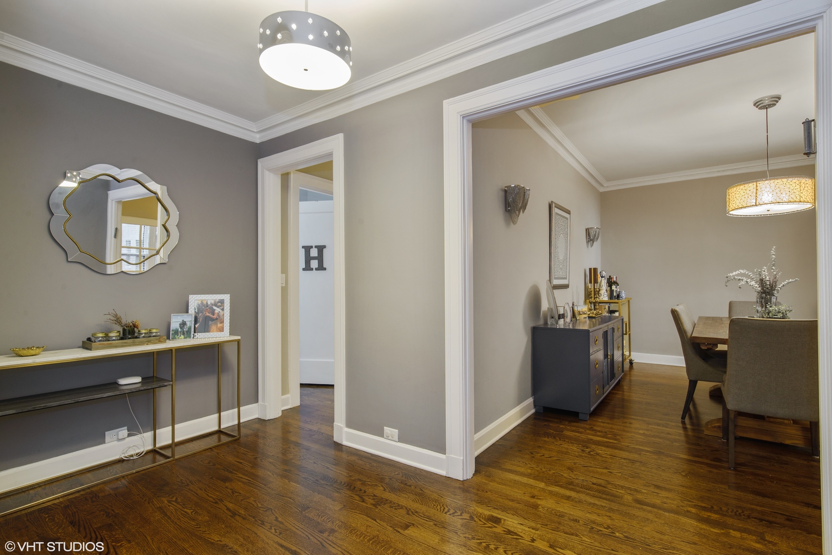 3100 North Sheridan Road, Unit 7D Chicago, IL 60657 - Photo 5 of 24 a view of a workspace with furniture and wooden floor