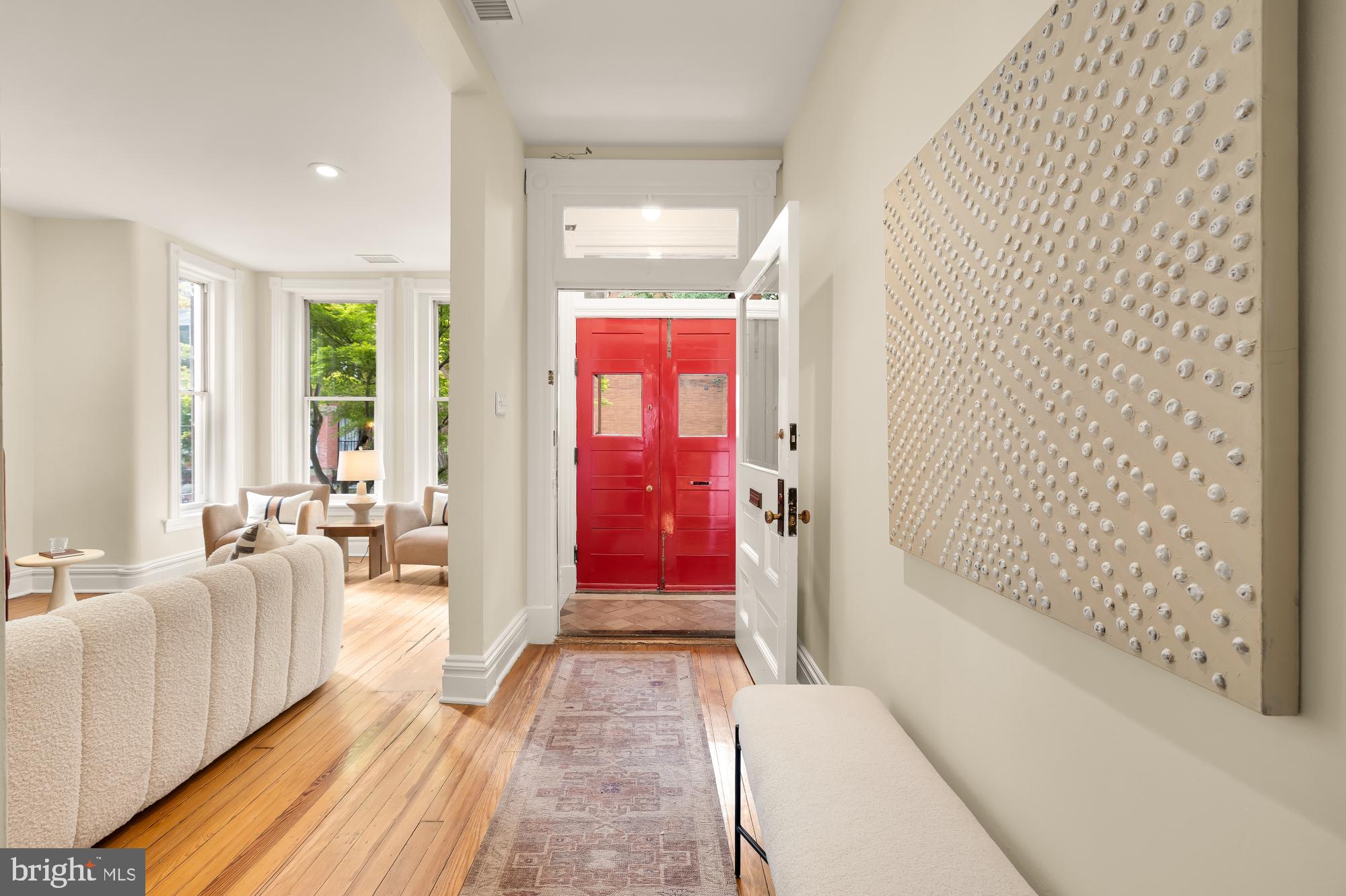 1735 Riggs Place Northwest Washington, DC 20009 - Photo 3 of 35 a living room with furniture and a window
