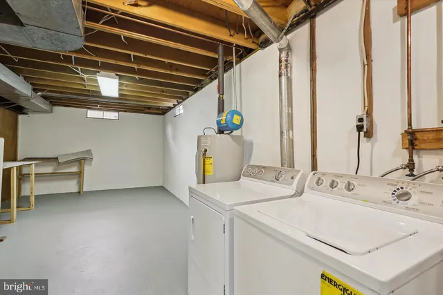 a view of water heater room