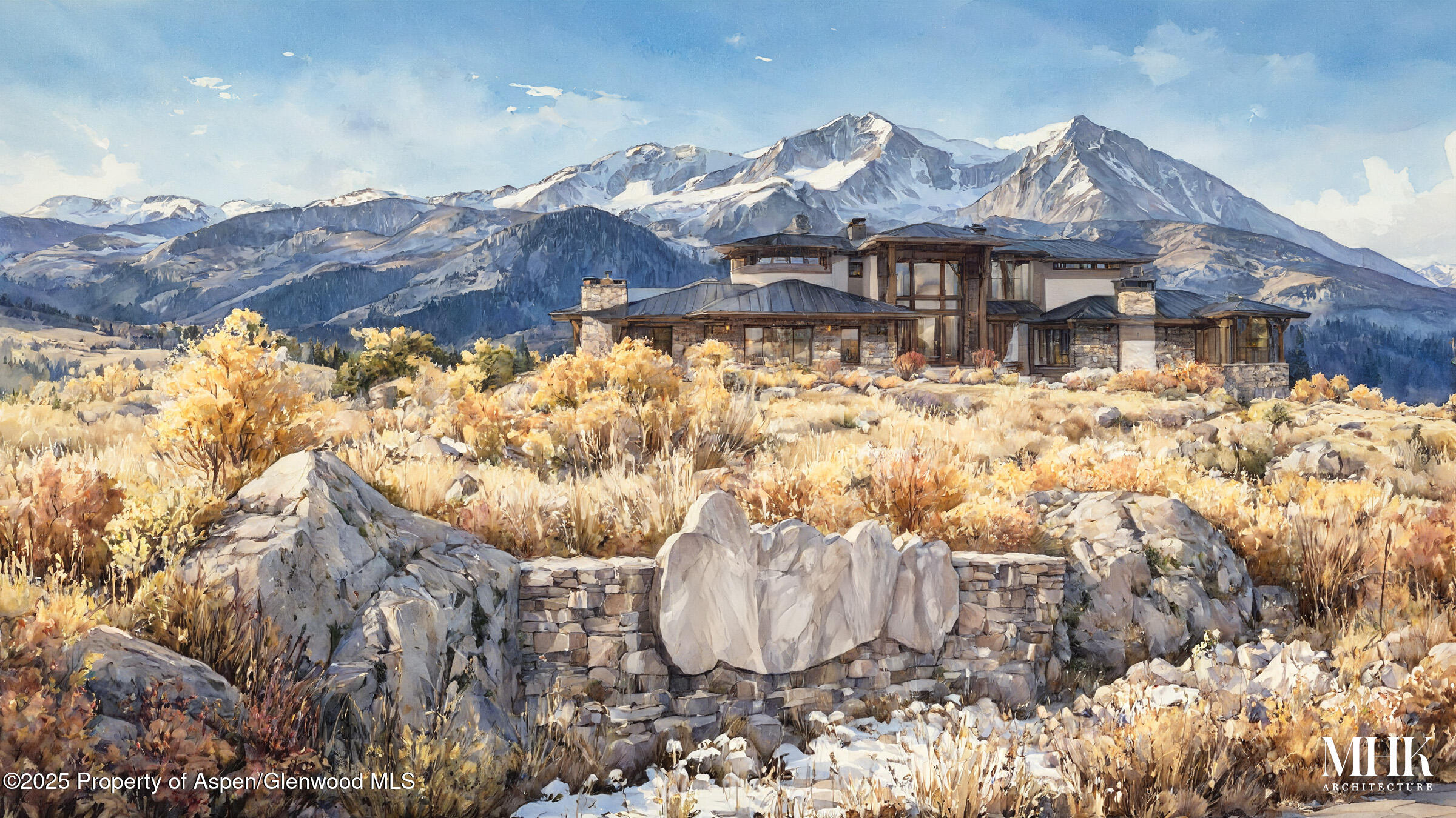 a view of a house with a yard and sitting area