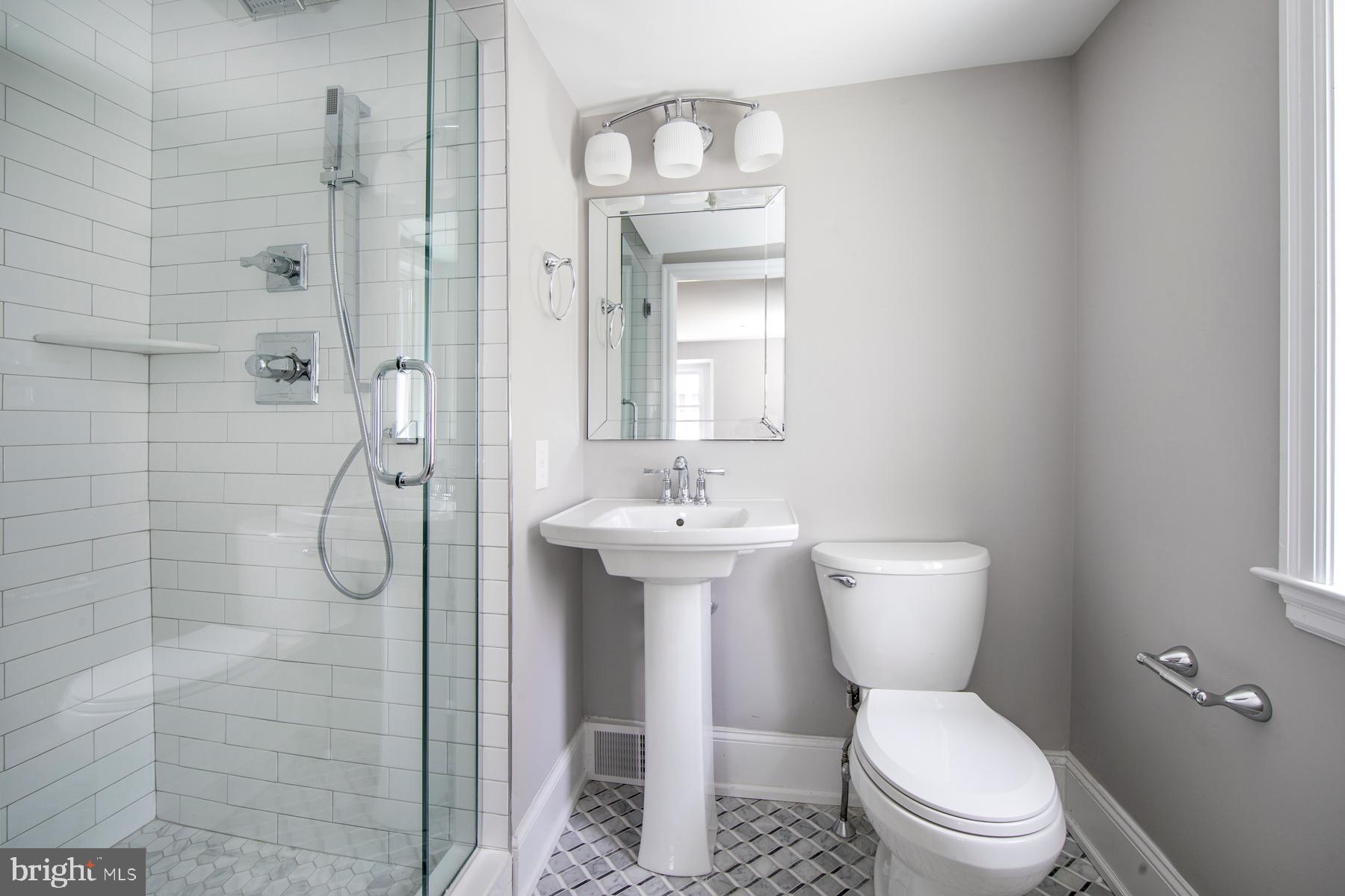 715 Harvard Road Bala Cynwyd, PA 19004 - Photo 9 of 18 Master Bath with Frameless Glass Shower Enclosure