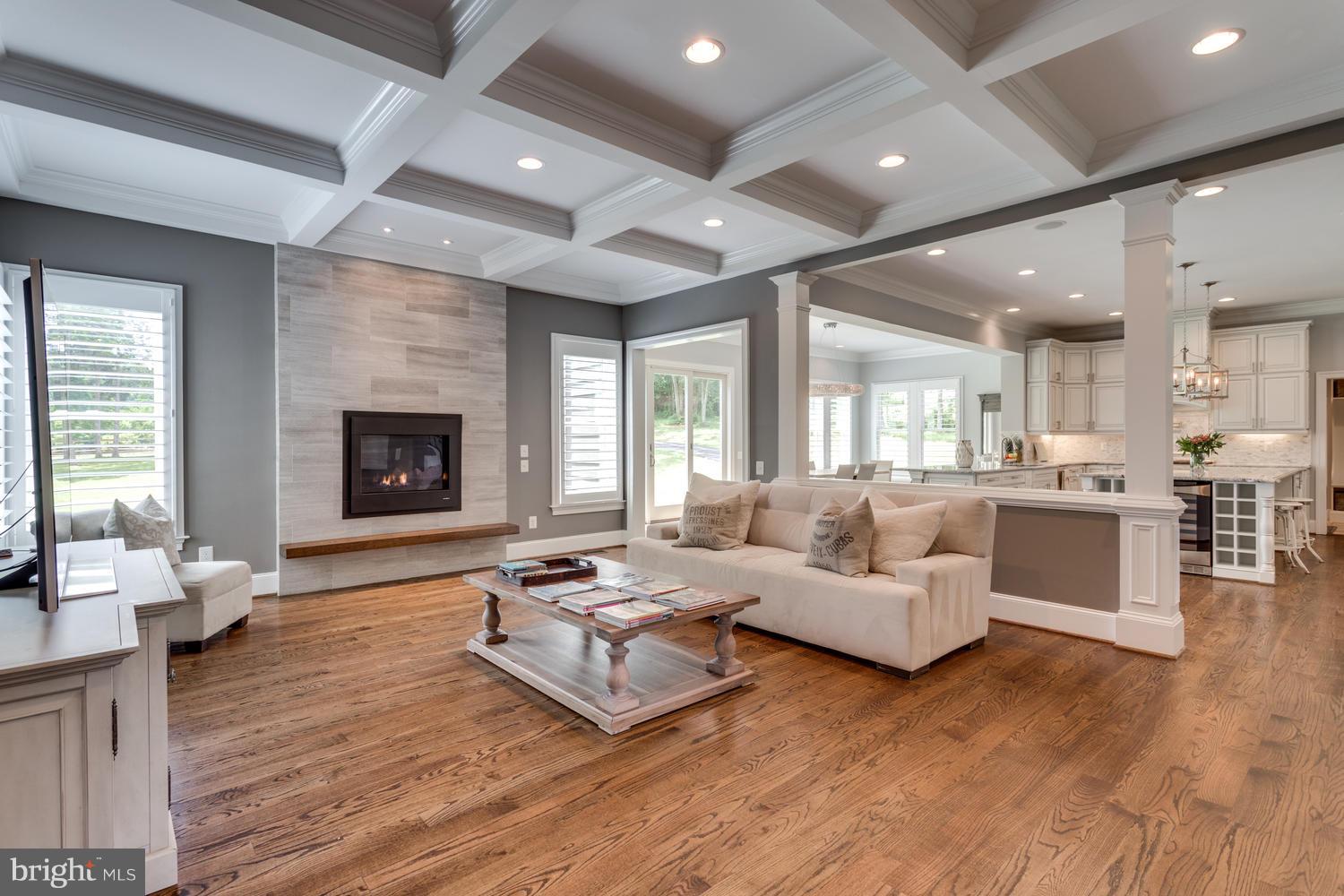 10201 Browns Mill Road Vienna, VA 22182 - Photo 30 of 30 Family Room with Open Floor Plan into Kitchen