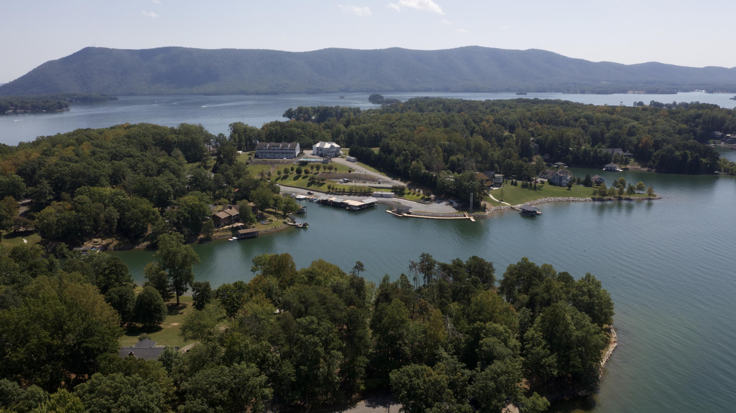 Lot 2 Sigh N Pine Road Huddleston, VA 24104 - Photo 2 of 9 an aerial view of residential house with outdoor space and lake view