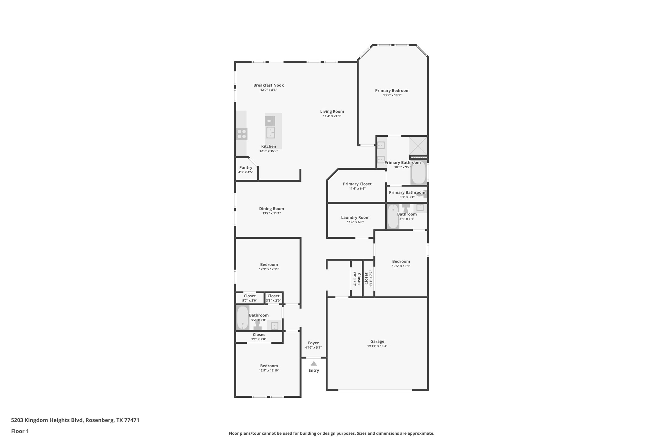 1697 Hopson Ranch Drive Conroe, TX 77301 - Photo 40 of 40 a picture of a floor plan