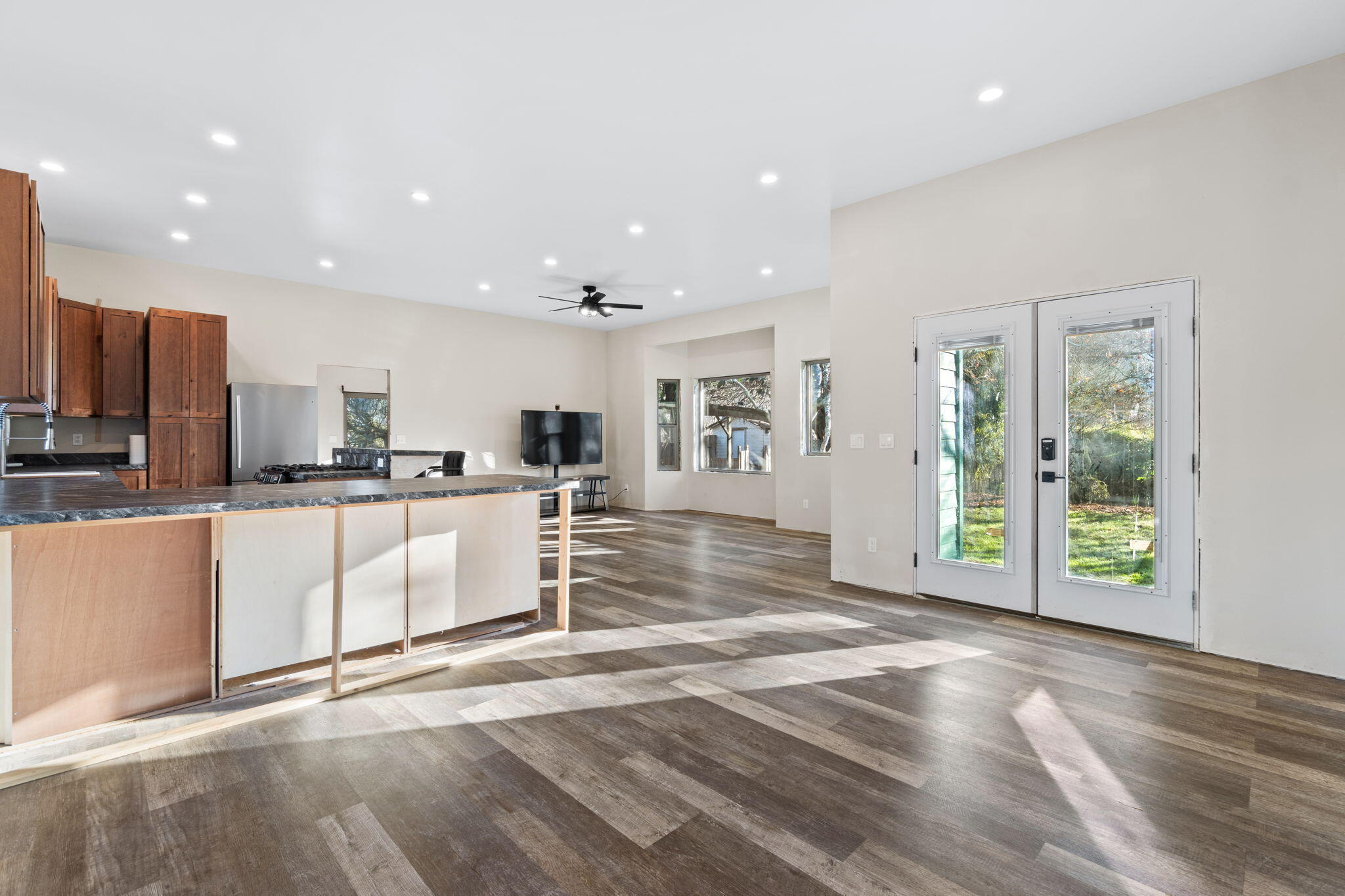 61 Kingston Road Fieldbrook, CA 95519 - Photo 8 of 48 a view of kitchen with stainless steel appliances cabinets