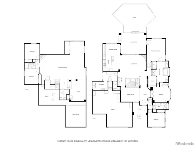 a picture of floor plan