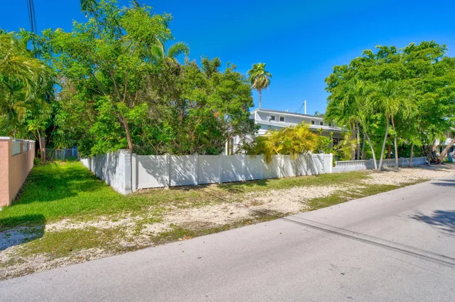 a view of back yard of the house