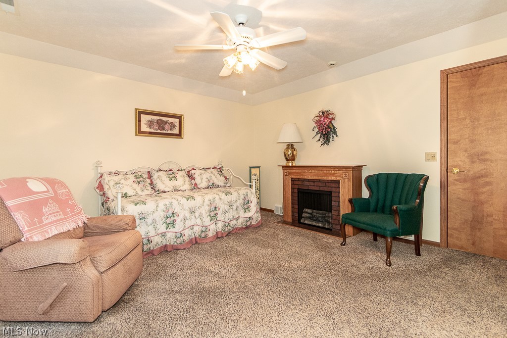 320 Harbor Ridge Lane Fairport Harbor, OH 44077 - Photo 21 of 38 Second bedroom has a ceiling fan and can accommodate most furniture!
