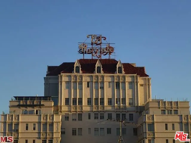 a front view of a building