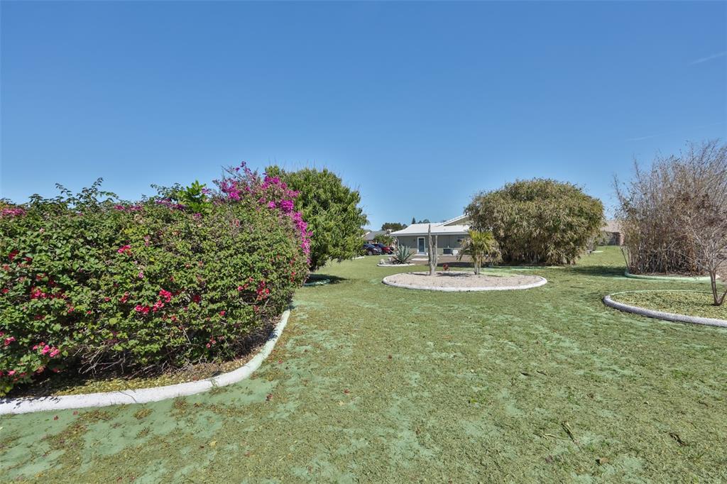 705 Baltusrol Way Sun City Center, FL 33573 - Photo 10 of 59 a view of a table and chairs in the garden