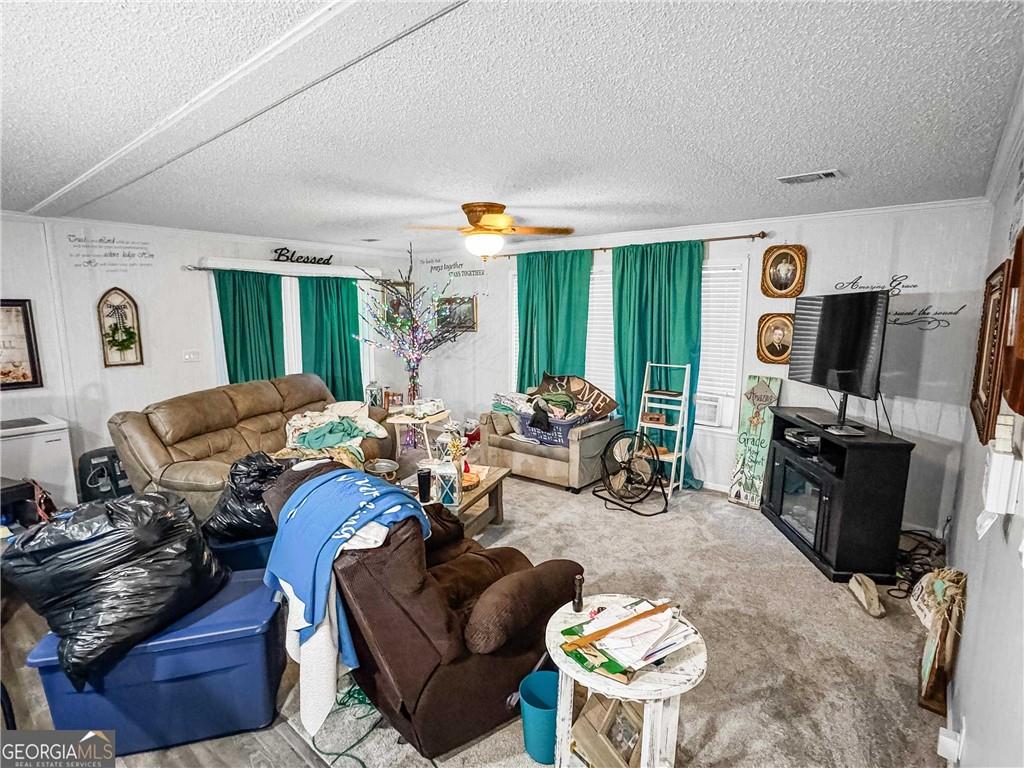 230 Surrett Road Buchanan, GA 30113 - Photo 7 of 17 a living room with furniture a flat screen tv and a window