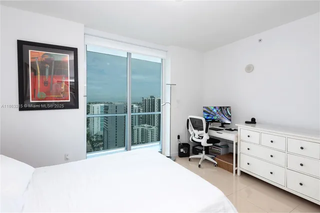 a view of city from a balcony