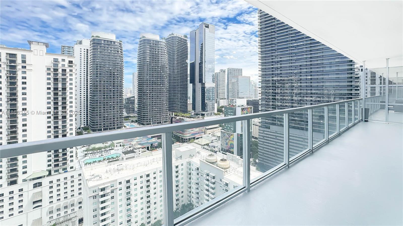 1111 Southwest 1st Avenue, Unit 3125N Miami, FL 33130 - Photo 19 of 49 a view of balcony with city view