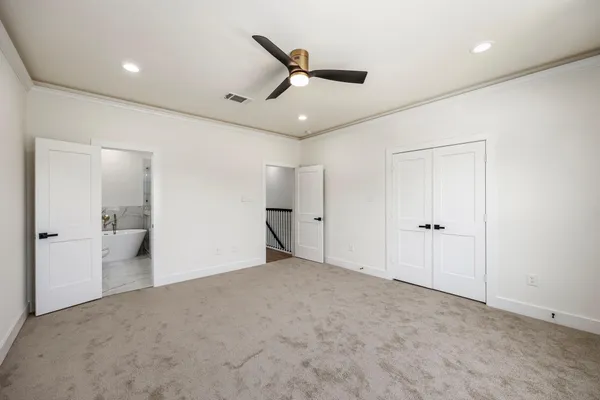 a view of an empty room