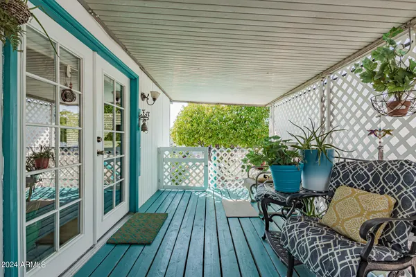 a outdoor view with a sitting space