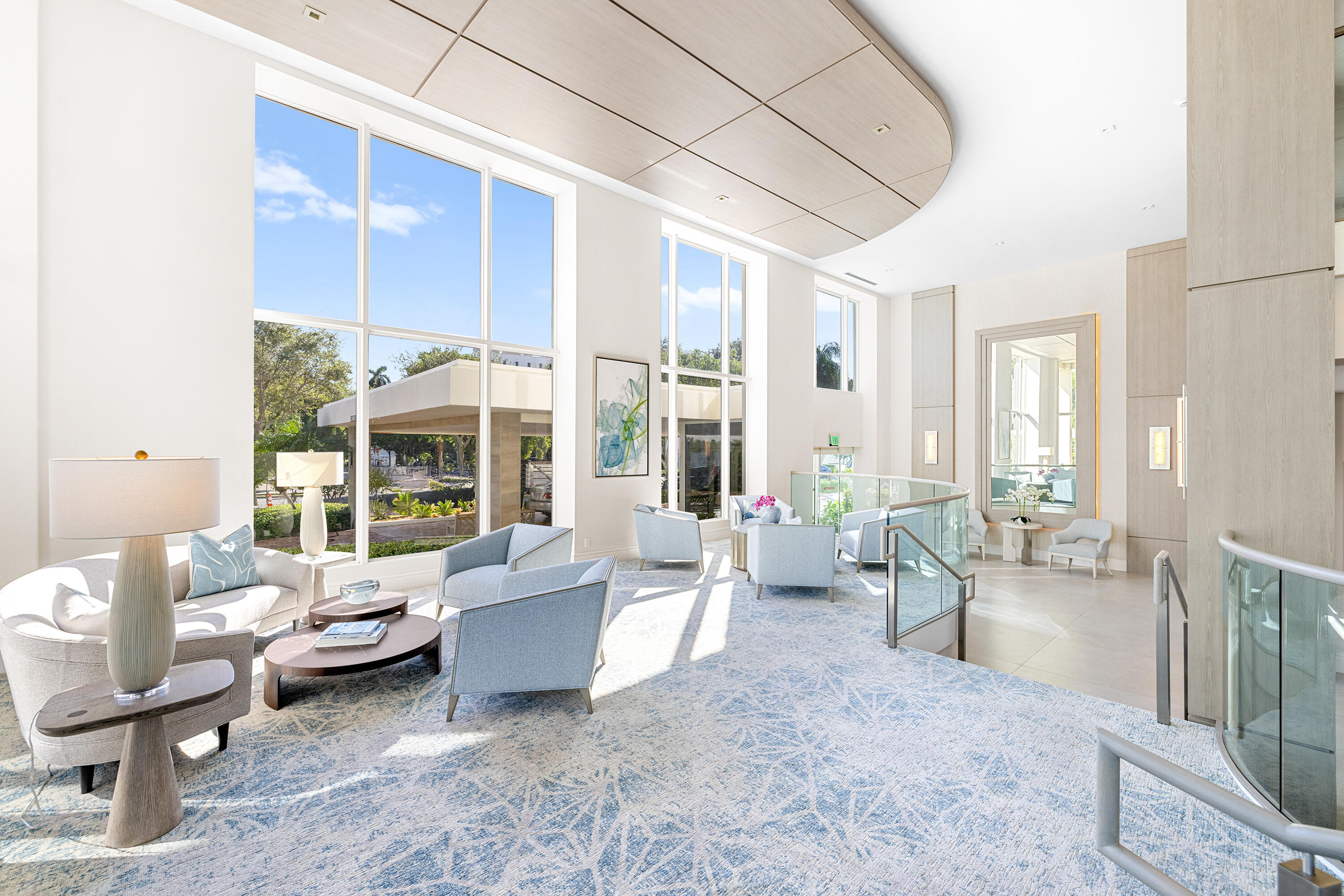 50 E Road, Unit 6E Delray Beach, FL 33483 - Photo 28 of 36 a living room with furniture and a large window