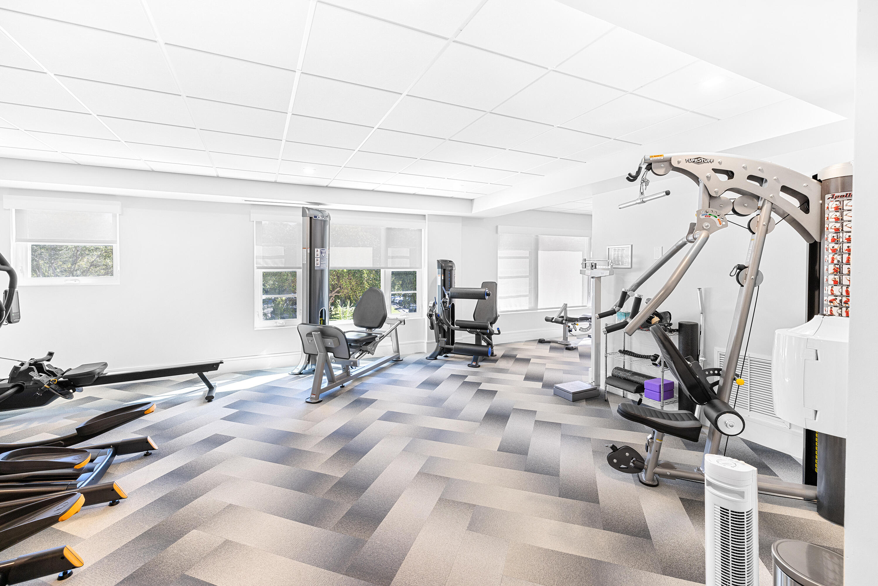50 E Road, Unit 6E Delray Beach, FL 33483 - Photo 30 of 36 a view of a room with gym equipment