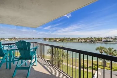 a city view from a balcony