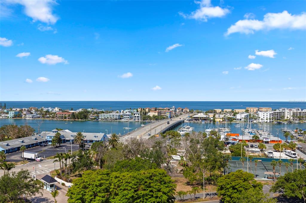 9425 Blind Pass Road, Unit 408 St. Pete Beach, FL 33706 - Photo 57 of 57 a view of a city and lake