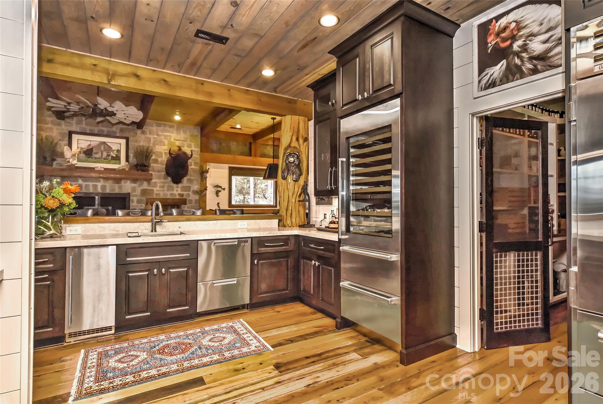153 Badenyon Place Union Grove, NC 28689 - Photo 11 of 48 a kitchen with stainless steel appliances granite countertop a refrigerator and stove