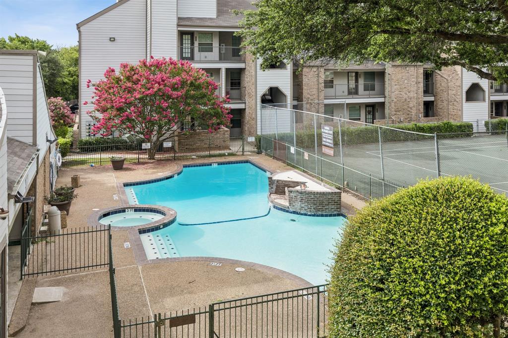 6108 Abrams Road, Unit 410 Dallas, TX 75231 - Photo 10 of 10 a view of a house with backyard and sitting area