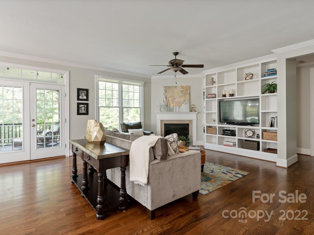 5711 Morris Hunt Drive Fort Mill, SC 29708 - Photo 14 of 43 a living room with furniture and a flat screen tv
