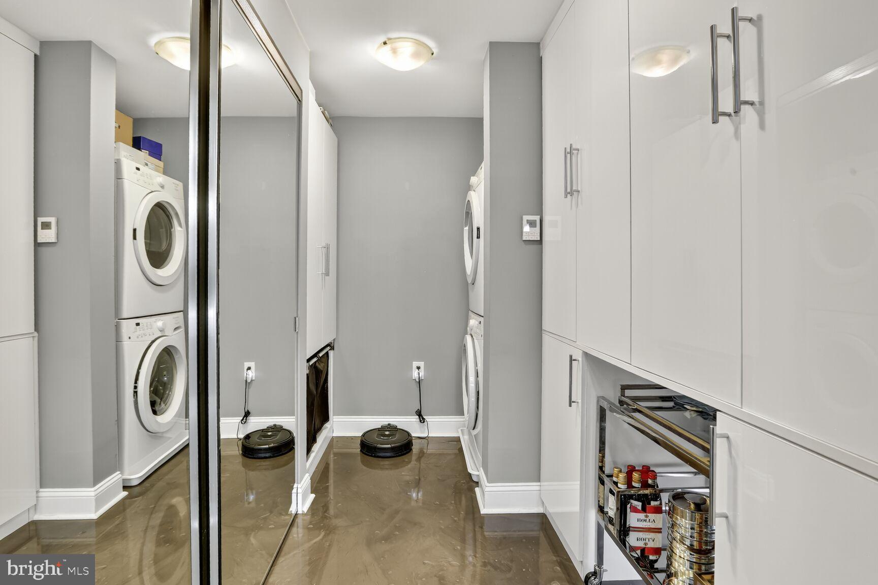 6301 Edsall Road, Unit 123 Alexandria, VA 22312 - Photo 11 of 36 Sleek laundry space with modern finishes.