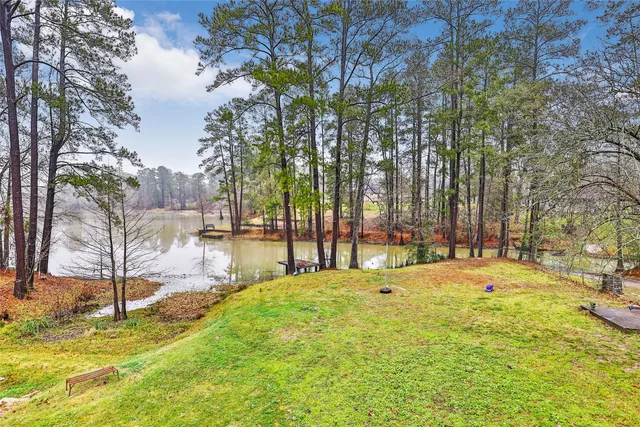 a building outdoor space with patio furniture