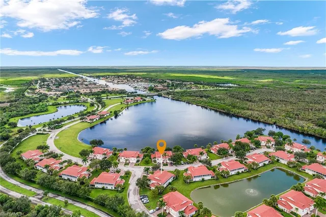 a view of a lake with a lake